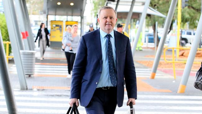 11/06/2019Opposition Leader Anthony Albanese at Perth Airport.pic Colin Murty The Australian