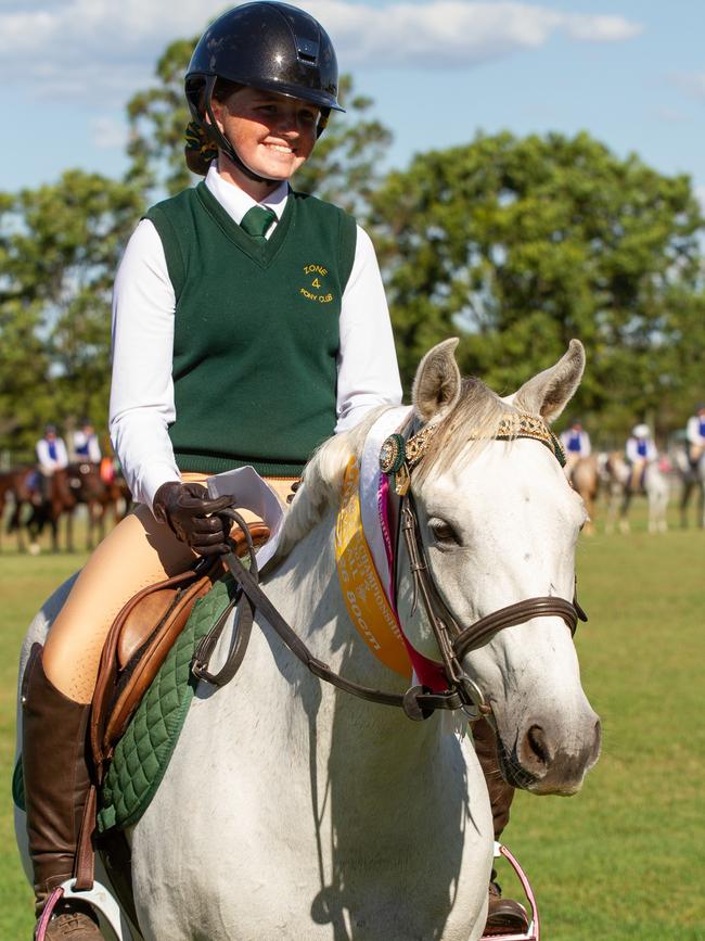 4th place in the PQC State Showjumping Championships 13 and Under 26 80cm class.