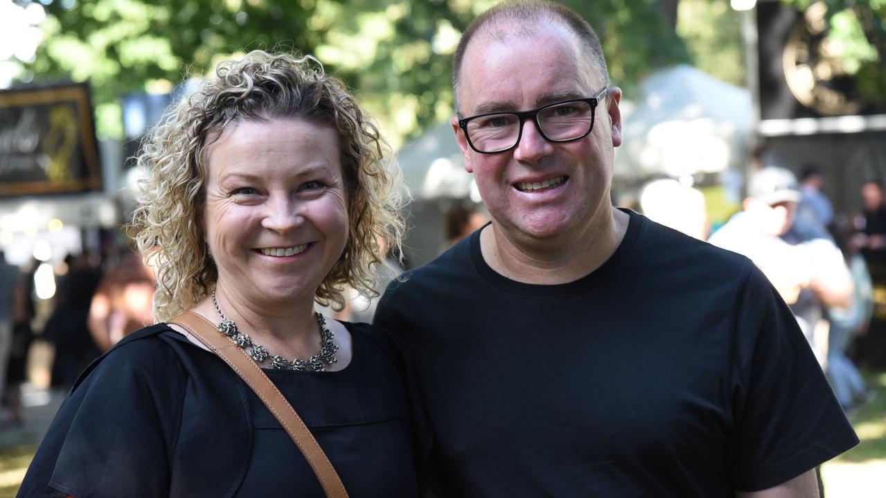 Jane and Andrew Ledingham at City Park on Day 1 of Launceston's Festivale. Picture: Alex Treacy