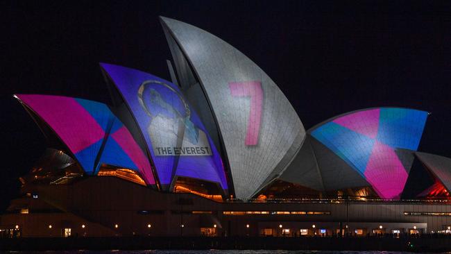 Just last month, Jones caused controversy after speaking to Opera House boss about her refusal to project images of The Everest onto the sails. Picture: AAP Image/Brendan Esposito