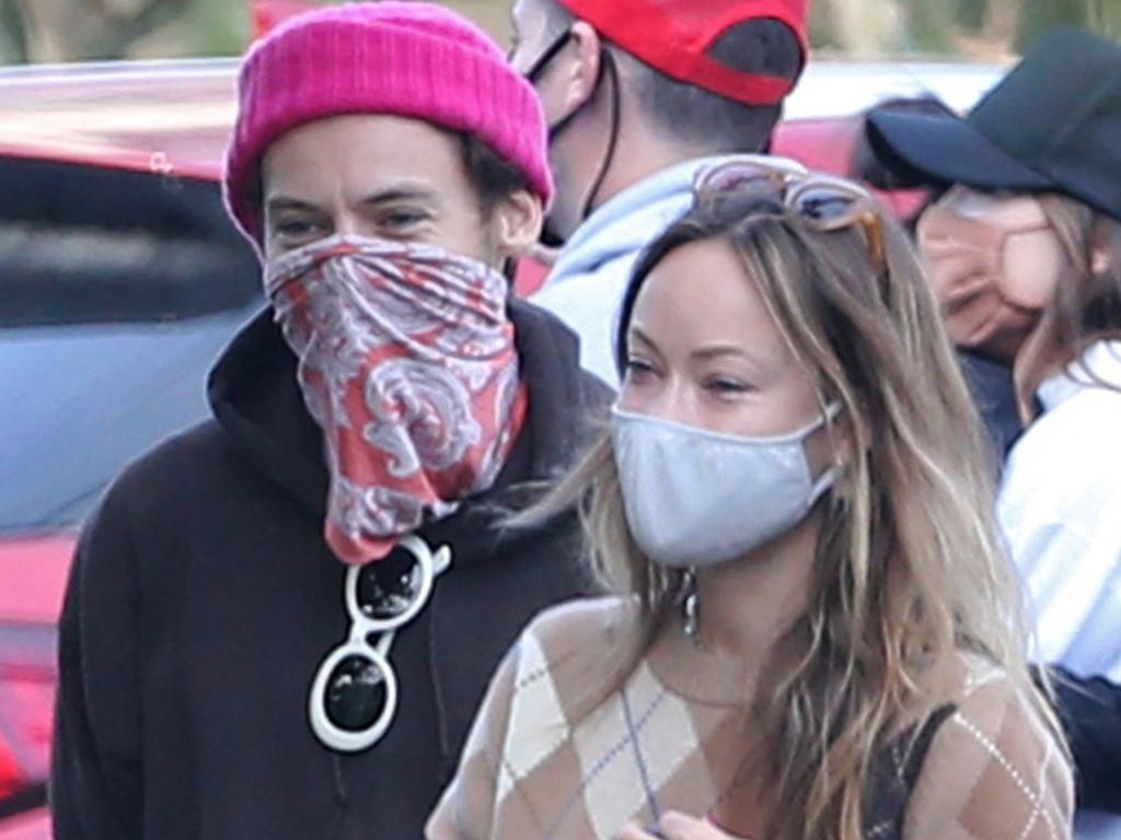 Harry Styles with new squeeze Olivia Wilde. Picture: Backgrid Australia