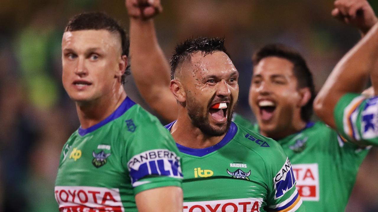 NRL 2022: Canberra Raiders vs Gold Coast Titans, score, Jack Wighton,  reaction, comeback, tries, highlights