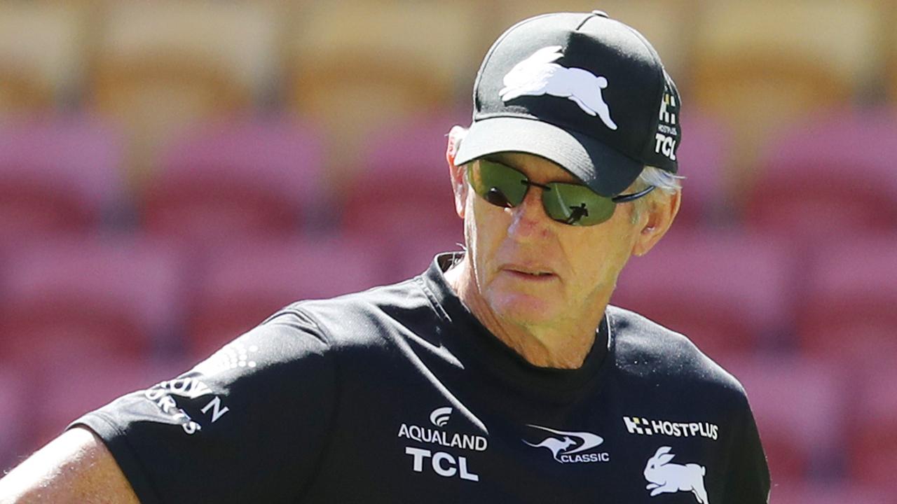 South Sydney Rabbitohs at Suncorp Stadium - Wayne Bennett at the Bunnies Captains Run. Pic Annette Dew