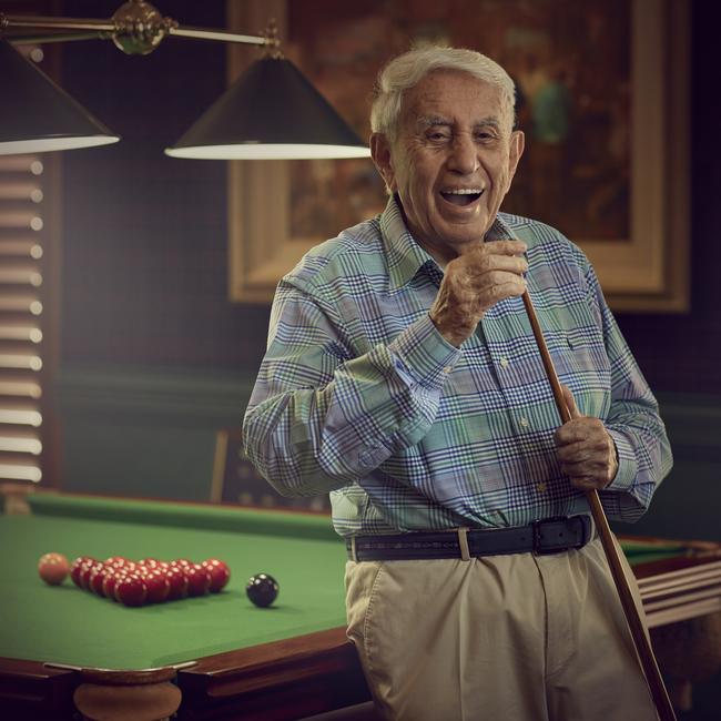 Harry Triguboff, 90, at his home in Vaucluse, Sydney. Picture: Nick Cubbin