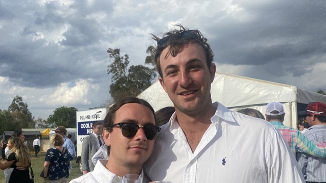 Punters dressed in their finest black and white for Derby Day races in Dubbo. Photo: Tijana Birdjan.