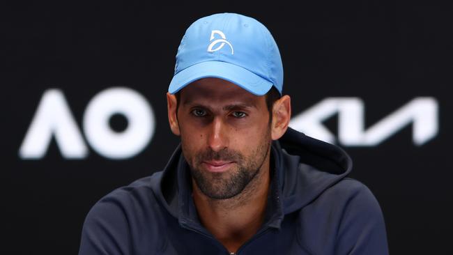 Novak Djokovic says that he doesn’t hold a grudge. Picture: Graham Denholm/Getty Images