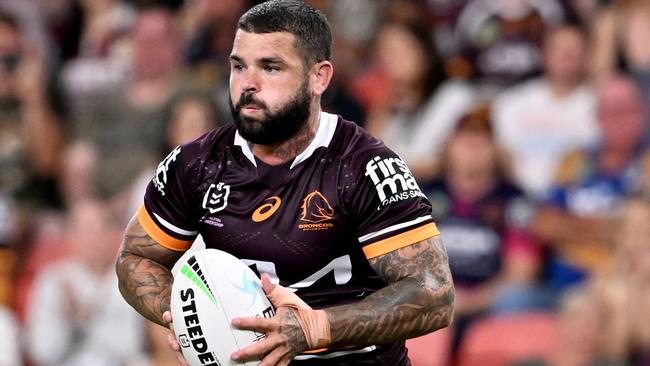 BRISBANE, AUSTRALIA - APRIL 08: Adam Reynolds of the Broncos in action during the round five NRL match between the Brisbane Broncos and the Sydney Roosters at Suncorp Stadium, on April 08, 2022, in Brisbane, Australia. (Photo by Bradley Kanaris/Getty Images)