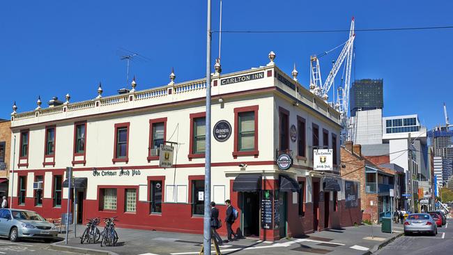 The Corkman Irish Pub as it once stood.