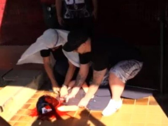 The mock beheading that started it all.
