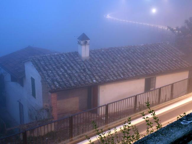 A general view of the house where the Meredith Kercher murder happened on the night of November 1, 2007. Picture: Franco Origlia/Getty Images