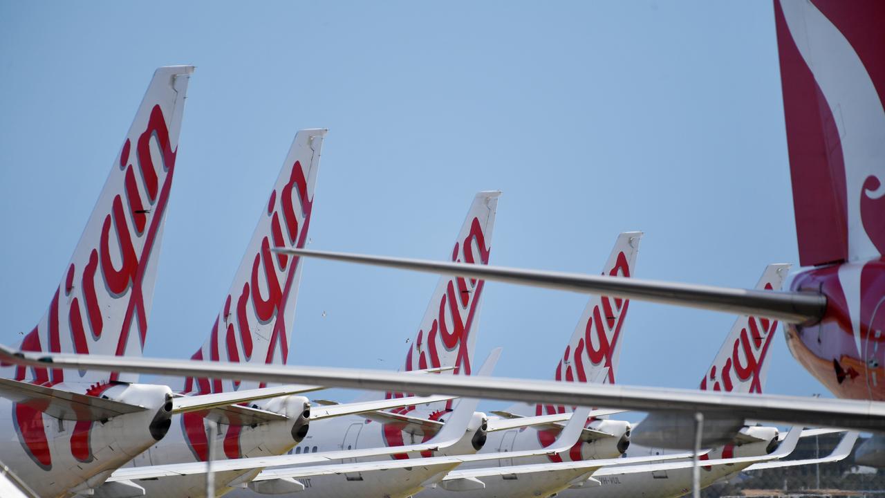 Virgin Australia revealed on Wednesday it would cut 3000 jobs and axe its discount Tigerair brand as part of its relaunch under administrators Bain Capital. Picture: AAP Image/David Mariuz