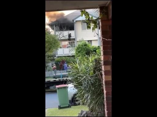 Southport unit block engulfed by fire