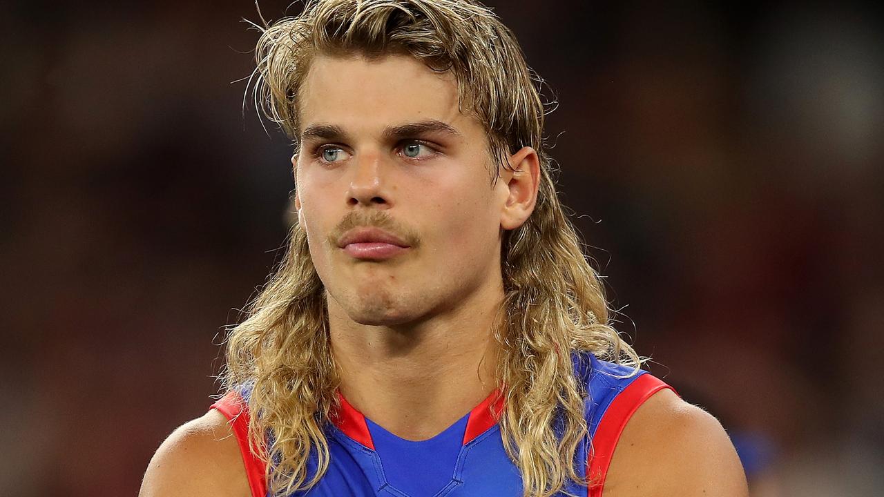 Bailey Smith after the shattering grand final loss. Picture: Gary Day/AFL Photos via Getty Images