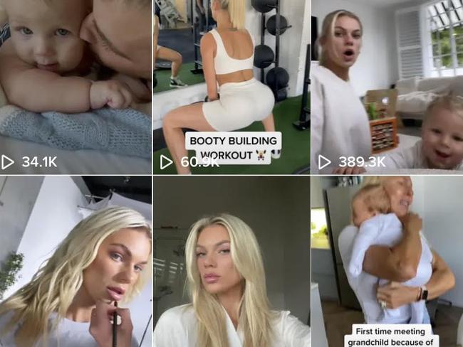 Chloeszep shares her everyday lifestyle, fitness and mum content to 224.2k followers