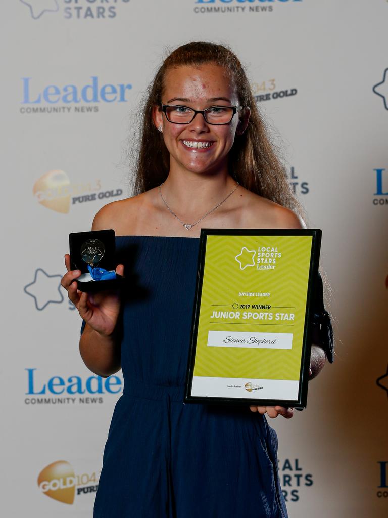 Bayside Leader Junior Sports Star Sienna Shepherd.