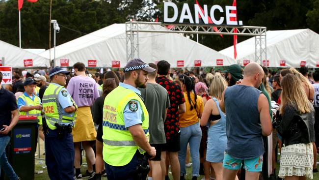 There will be a strong police presence at this weekend’s Listen Out music festival. Pham’s father has urged for the festival to be called off. Picture: Damian Shaw