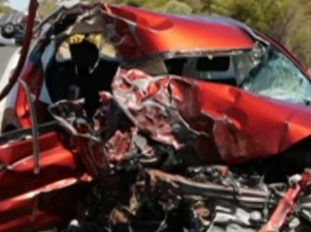 Four people have been hospitalised with one in a critical condition after a serious crash at Stockyard Plain in the Riverland.Picture: 7NEWS