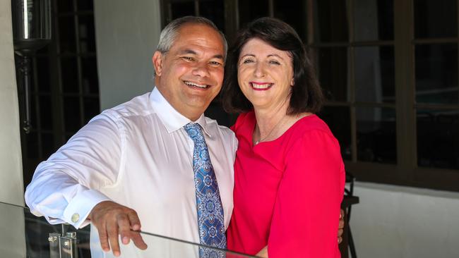 Tom and Ruth Tate have returned to the Gold Coast. Picture: NIGEL HALLETT