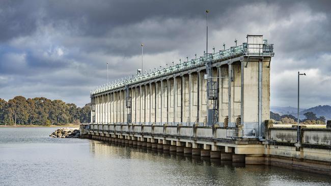 Hume Dam has dropped below 60 per cent this week. Picture Zoe Phillips