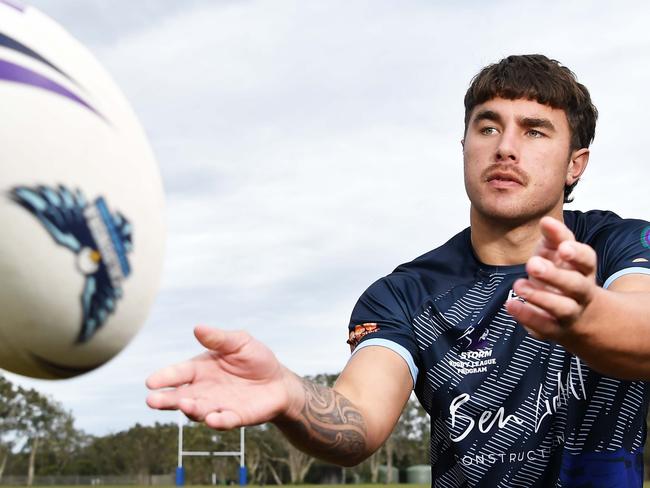 Caloundra State High School 2024 Langer Trophy captain Zac Garton. Picture: Patrick Woods.