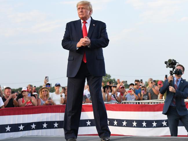 Trump during a Save America Rally in Mendon, Illinois, in 2022. Picture: Michael B. Thomas/Getty Images/AFP