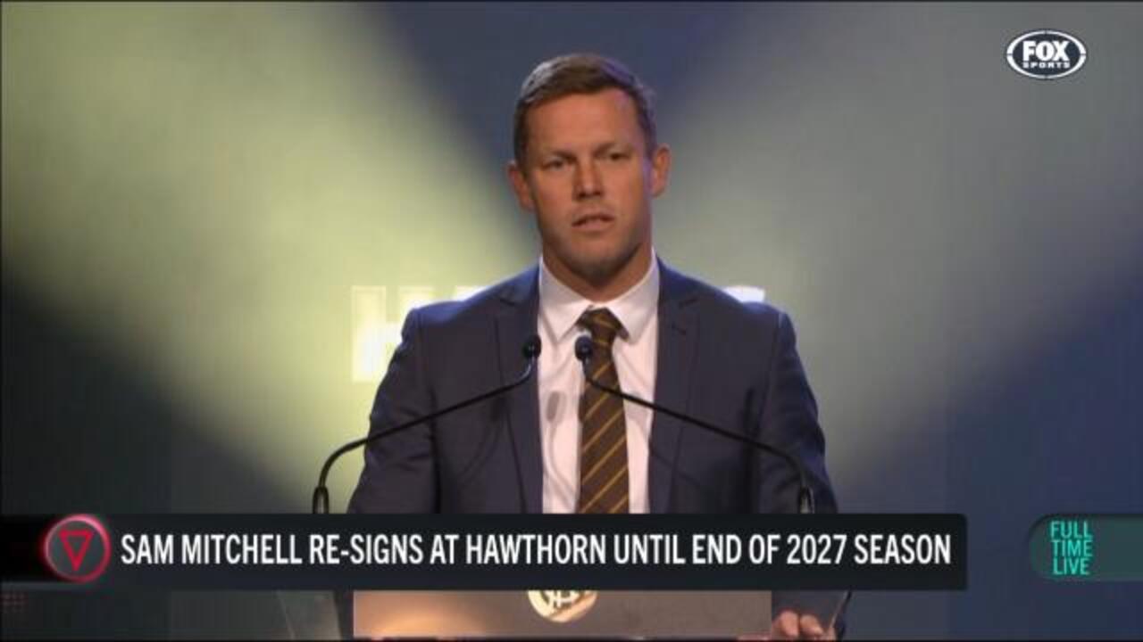 Mitchell re-signs with Hawks until 2027