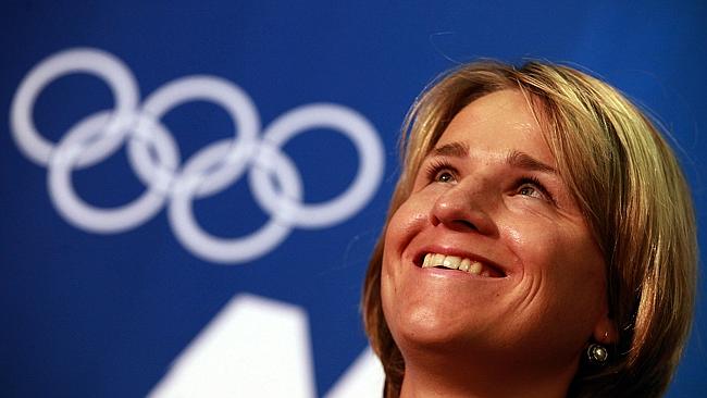 German Paralympic champion Verena Bentele. Her country won’t send representatives as a protest against the Crimean intervention.
