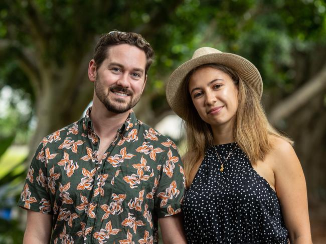 Warra and Alice Spraggon have booked a trip to Byron Bay to spend Christmas holidays there, as they can't get into WA and see family due to the border restrictions. Picture: Julian Andrews