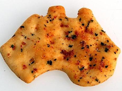 Arnott’s Australia Day Shape minus Tasmania.