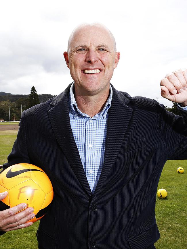 Football Tasmania CEO Matt Bulkeley. Picture: ZAK SIMMONDS