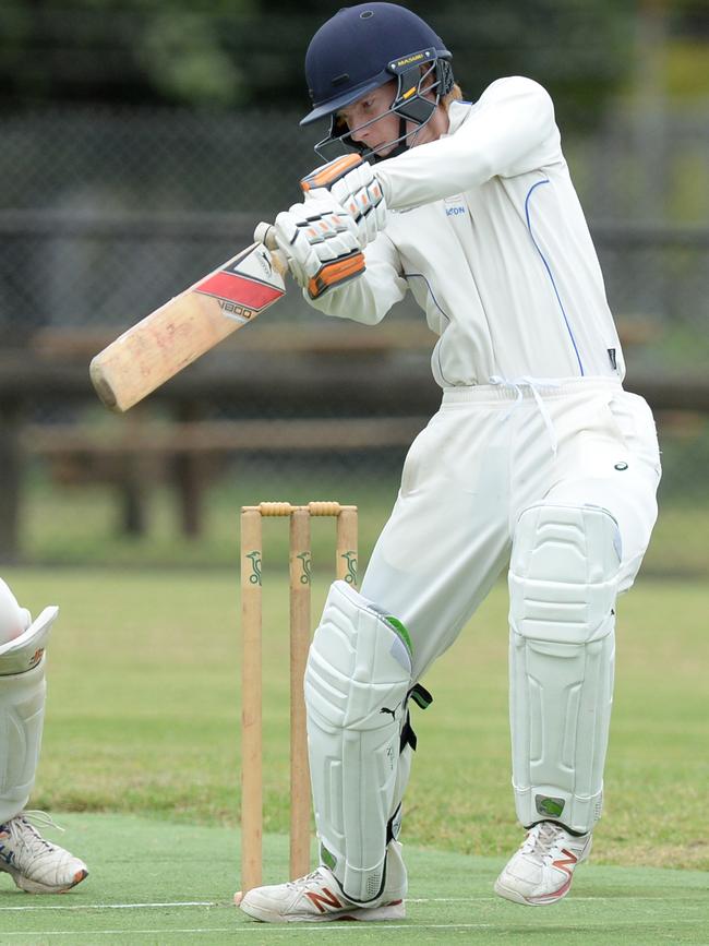 Mornington batsman Charlie Parker.