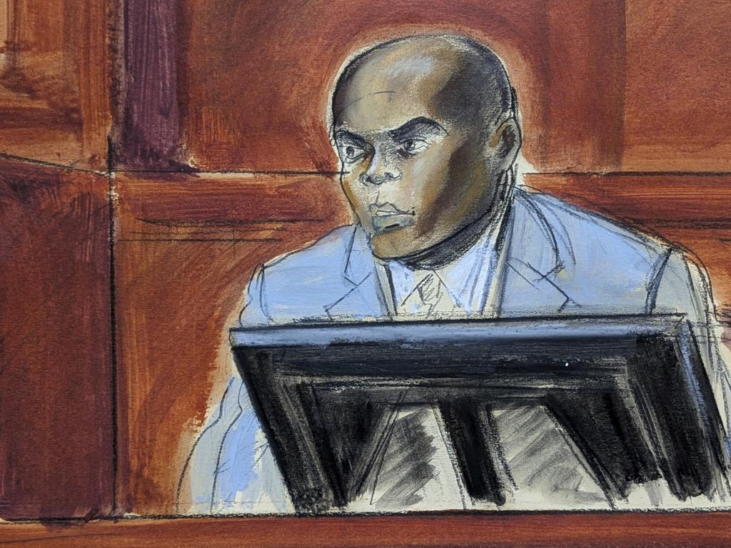Professional stripper, Daniel Philip, testifies on witness stand on the first day of Sean Diddy Combs' trial in Manhattan federal court. Picture: AP
