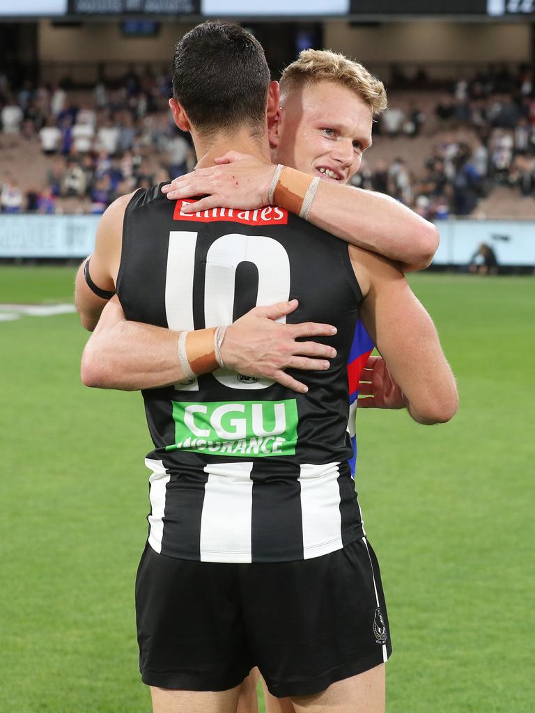 Treloar’s first match against the Pies.