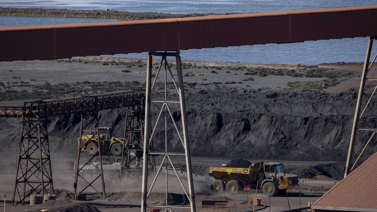 Some work has continued at the steelworks despite the business being placed into administration. Picture: Brett Hartwig