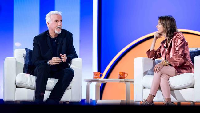 Cinematographer James Cameron at the Workday Rising event.