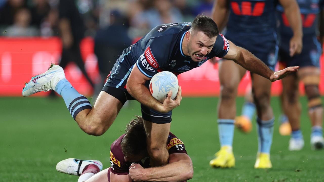 James Tedesco didn’t have his usual impact. (Photo by Mark Kolbe/Getty Images)