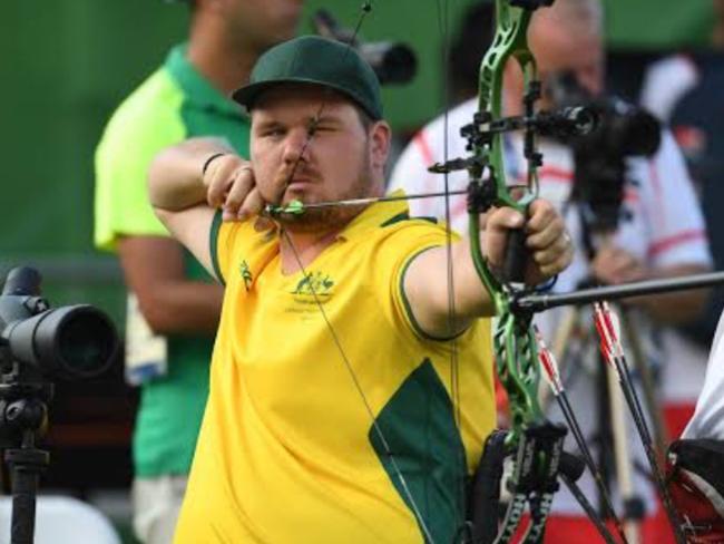 Jonathan Milne is hoping to make his third Paralympics. Supplied: Archery Australia