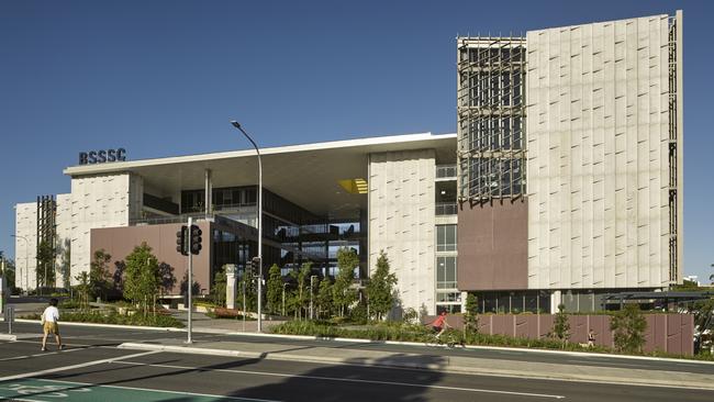 Going up at Brisbane South State Secondary College. Picture: Christopher Frederick Jones.