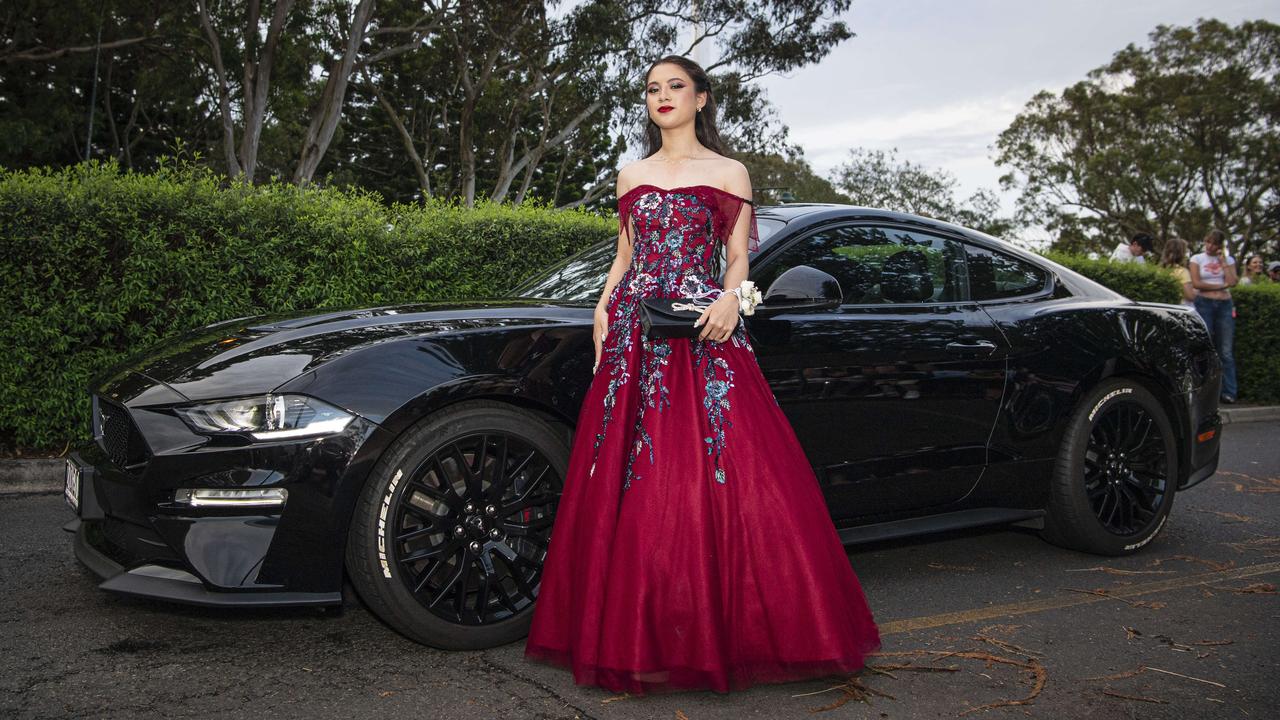 Graduate Raena Quinlan at Toowoomba Christian College formal at Picnic Point, Friday, November 29, 2024. Picture: Kevin Farmer