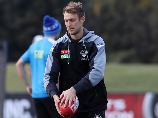 Bucks says the club has a call to make on Ben Reid, but he is likely to play against Port. Picture: Mark Dadswell