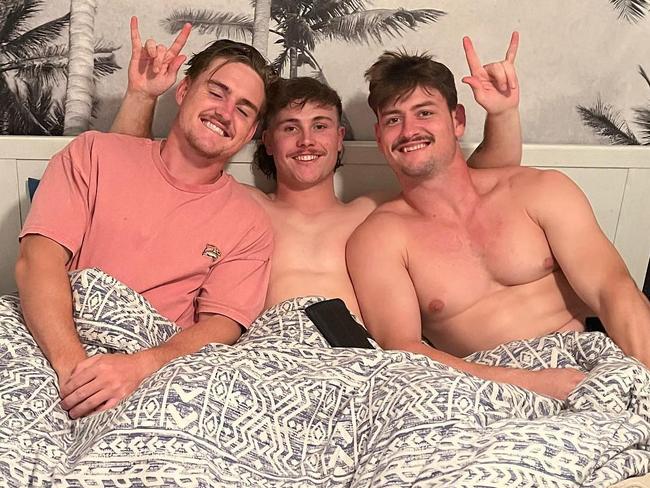 QRL star Will Brimson shares another photo of the boys. Picture: Will Brimson / Instagram