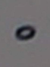 A close-up of the unidentified object seen from Nimbin.