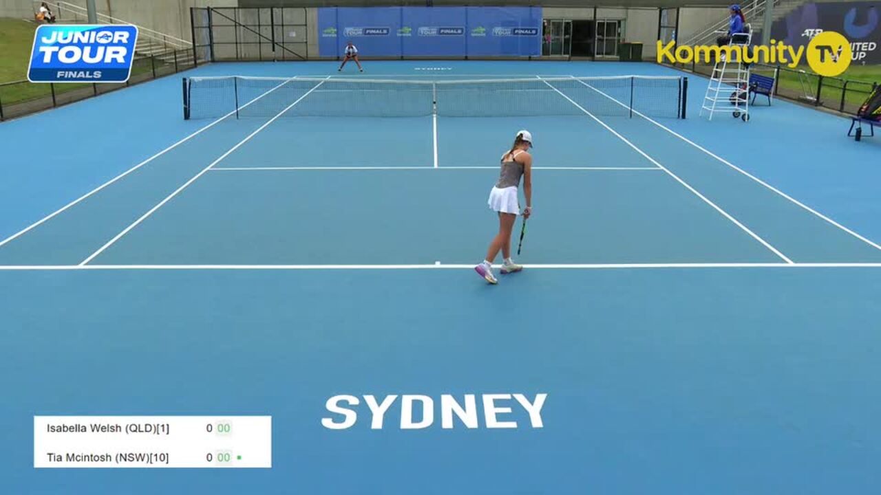 Replay: Isabella Welsh v Tia McIntosh (U14 Girls Singles) – 2024 Tennis Australia Junior Tour Masters U12, U14 Day 2