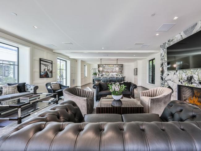 There’s plenty of space to relax in James Packer’s new pad. Picture: Joe Bryant