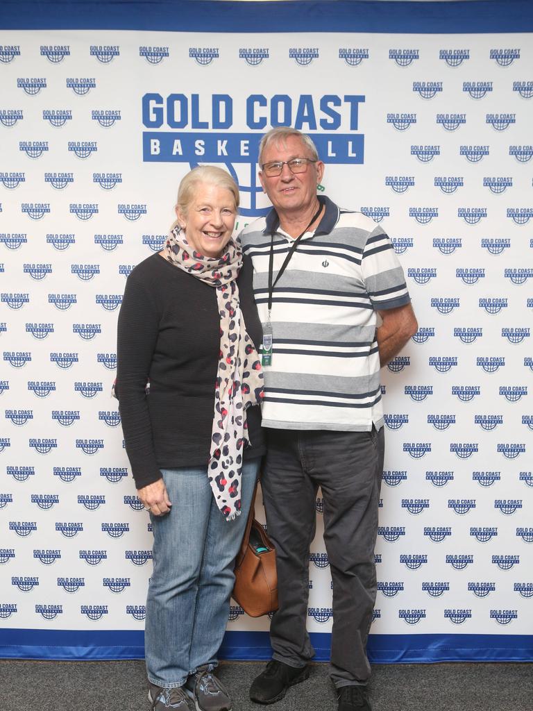 Gold Coast Rollers host the Logan Thunder in the first elimination final of the NBL1 North conference finals. Margaret and Terry Higgins 12 August 2022 Carrara. Picture by Richard Gosling