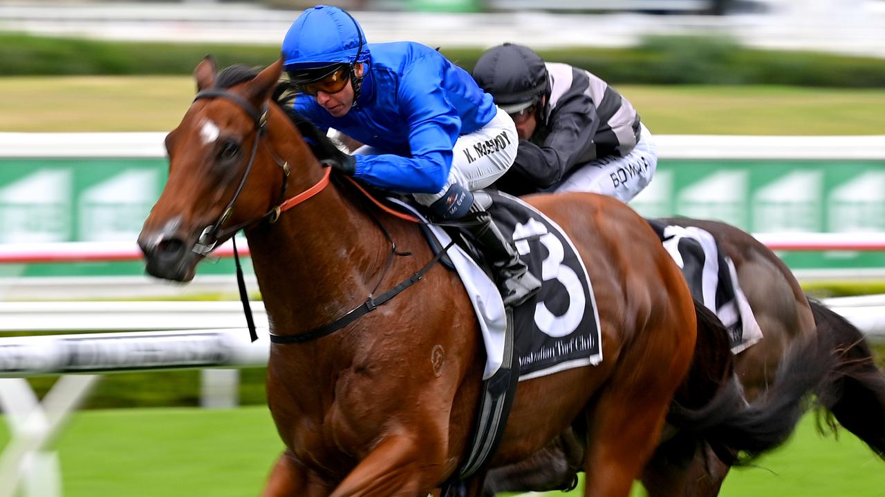 Coruscate made the most of his fitness edge over his rivals. Picture: AAP