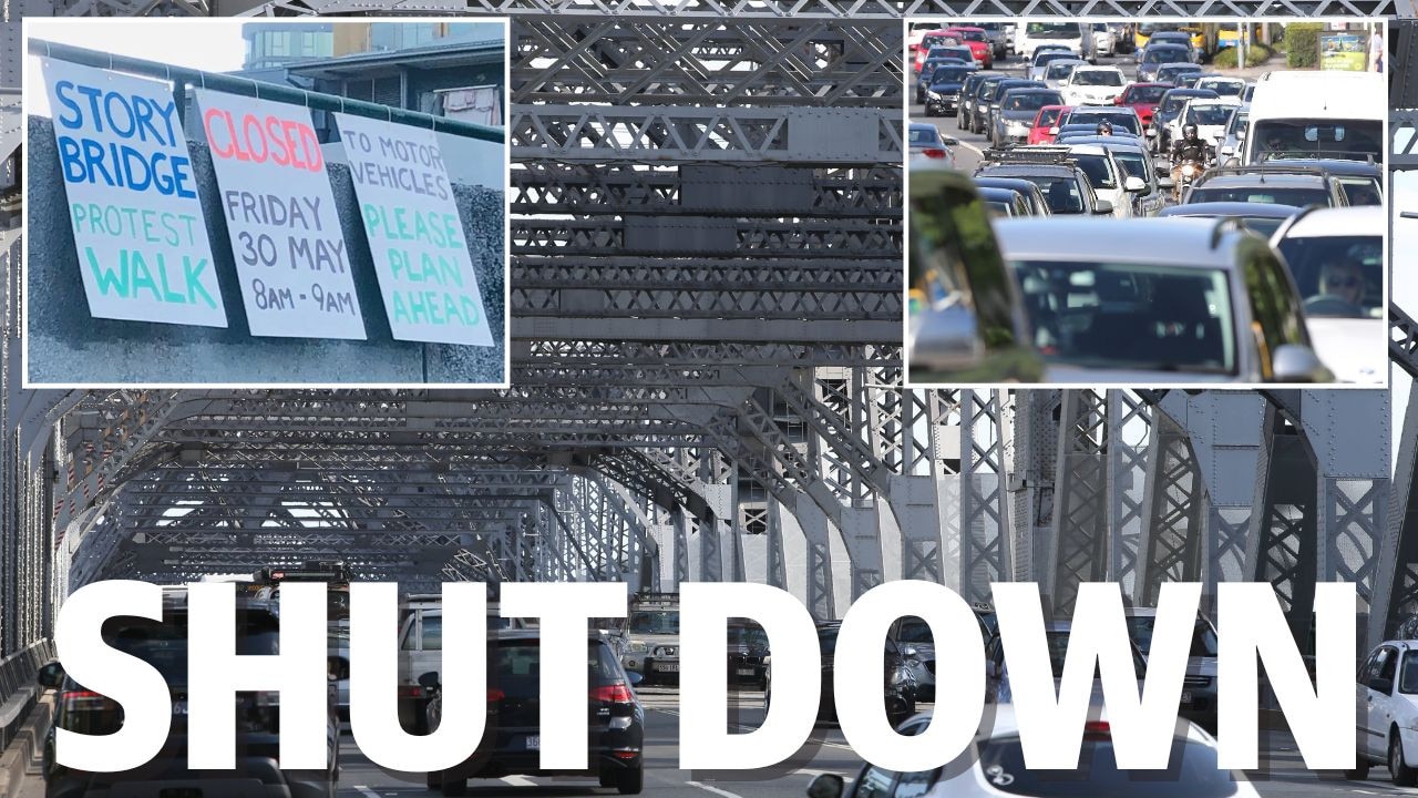 Story Bridge protest sensationally halted before it starts