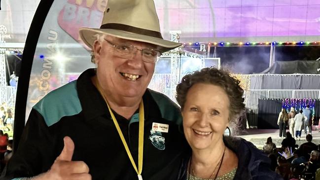 The Ipswich community gathered at the Tivoli Drive-In Theatre to celebrate. Picture: Facebook/David Martin