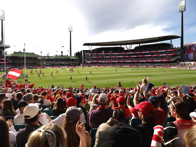 The redevelopment of the MA Noble and Bradman Stands helped increase the capacity of the SCG. Picture: Phil Hillyard