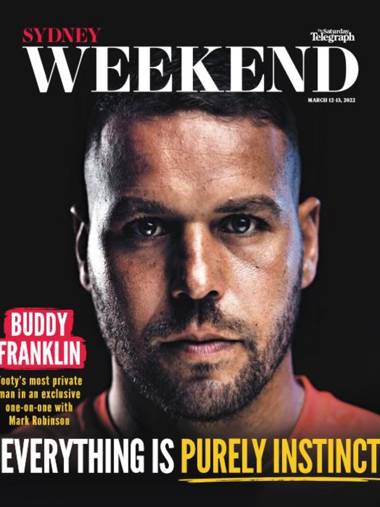 Lance Franklin features in the Weekend Telegraph magazine.